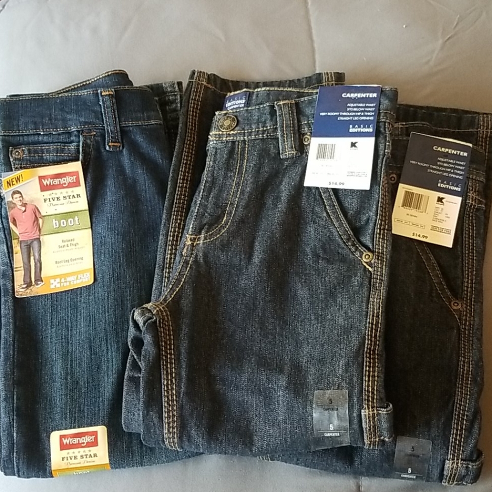 NWT size 5 little boys jeans